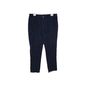 Rafaella Classic Jeans 14 Women's Skinny Navy Blue Stretch 5 Pocket Dark Wash